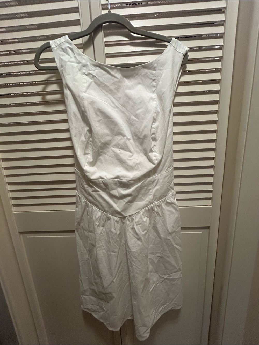 White Sleeveless Dress